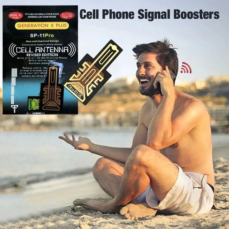 Portable Signal Booster/Enhancement Stickers for ALL MOBILES